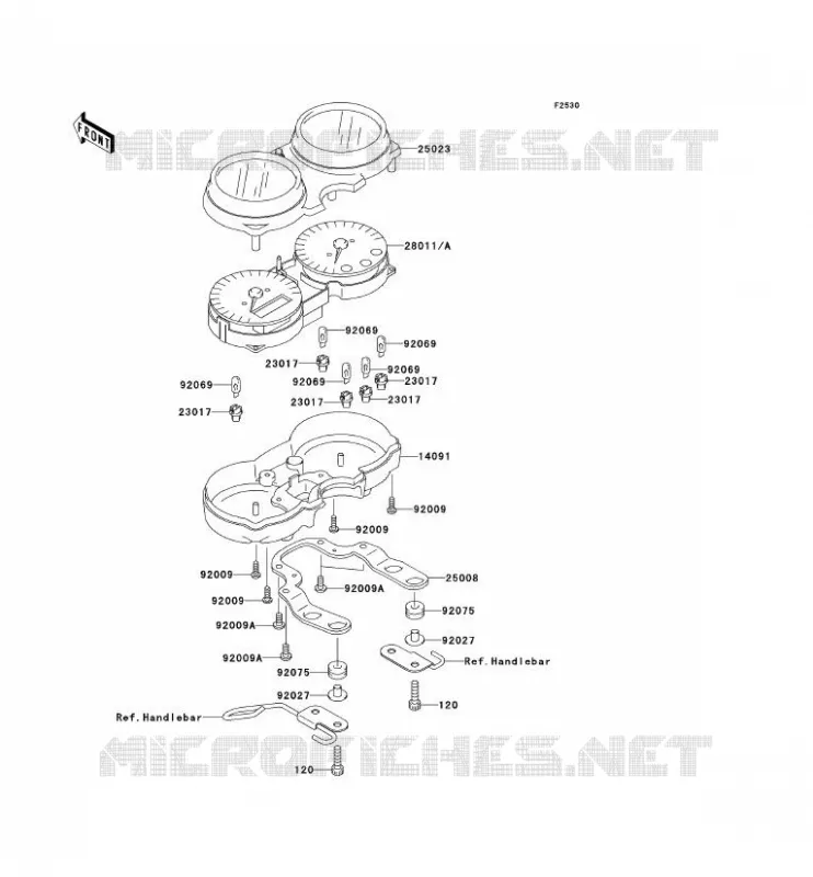 COMPTEURS Kawasaki MOTOS 650 2004 W650  EJ650-C6P