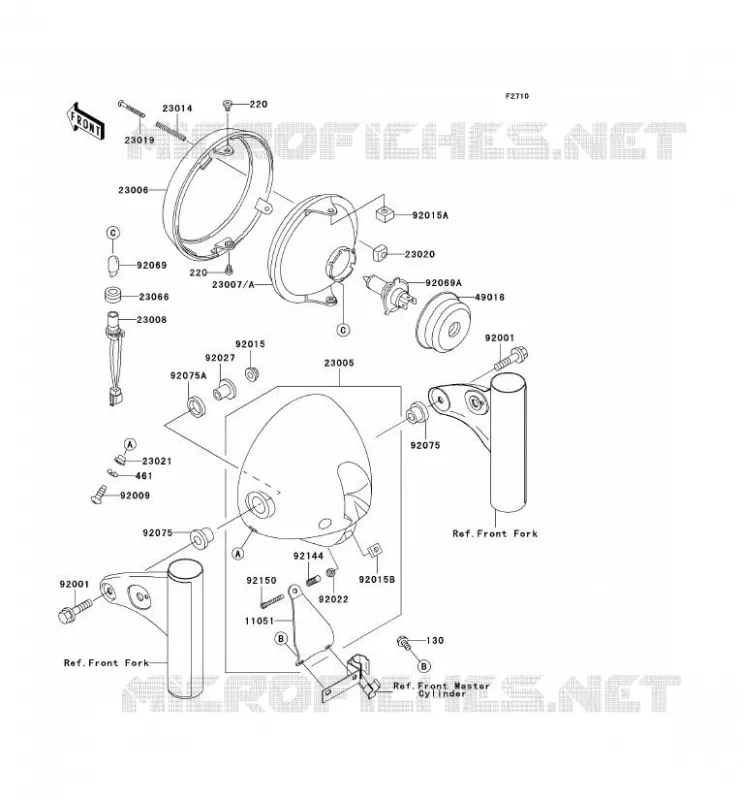 OPTIQUE(S) Kawasaki MOTOS 650 2005 W650  EJ650-C7P