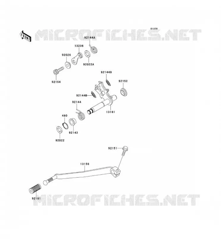 SELECTEUR Kawasaki MOTOS 800 2011 W800  EJ800ABS
