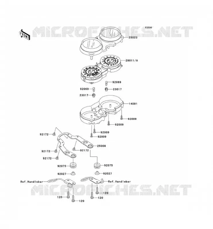 COMPTEURS Kawasaki MOTOS 800 2013 W800  EJ800ADF