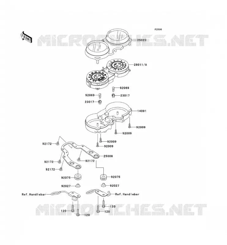 COMPTEURS Kawasaki MOTOS 800 2014 W800  EJ800AEF