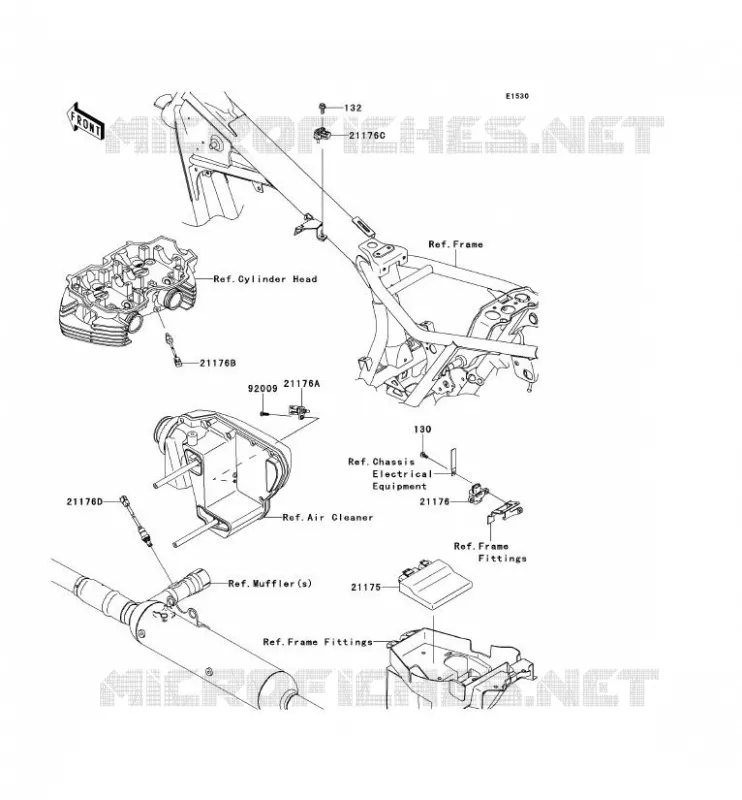 INJECTION CARBURANT Kawasaki MOTOS 800 2014 W800  EJ800AEF