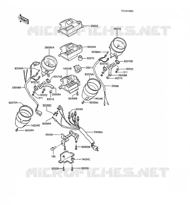 COMPTEURS Kawasaki MOTOS 450 1987 LTD450 LIQUID COOLED  EN450-A3