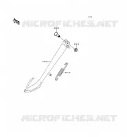 BEQUILLES pour Kawasaki EN500 2000