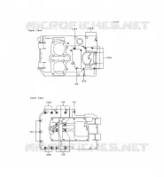 BOULON CARTER MOTEUR pour Kawasaki EN500 2000