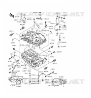 CARTER MOTEUR(S) pour Kawasaki EN500 2000