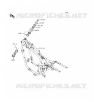 CH&Acirc;SSIS pour Kawasaki EN500 2000