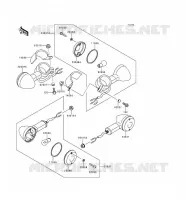CLIGNOTANTS pour Kawasaki EN500 2000