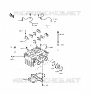 CULASSE pour Kawasaki EN500 2000