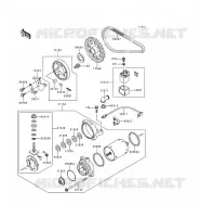 D&Eacute;MARREUR pour Kawasaki EN500 2000