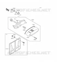 FEUX ARRI&Egrave;RE(S) pour Kawasaki EN500 2000
