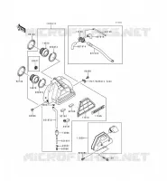 FILTRE A AIR pour Kawasaki EN500 2000