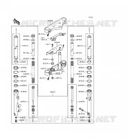 FOURCHE pour Kawasaki EN500 2000
