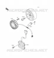 G&Eacute;N&Eacute;RATEUR pour Kawasaki EN500 2000