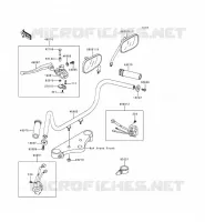 GUIDON pour Kawasaki EN500 2000