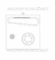 KIT CHAINE pour Kawasaki EN500 2000