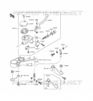 MAITRE CYLINDRE AV pour Kawasaki EN500 2000