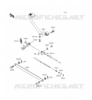 PEDALE DE FREIN pour Kawasaki EN500 2000