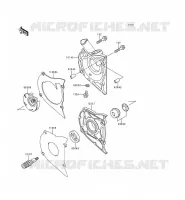 POMPE &Agrave; EAU pour Kawasaki EN500 2000