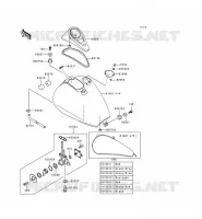 RESERVOIR CARBURANT pour Kawasaki EN500 2000