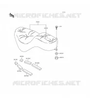 SELLE pour Kawasaki EN500 2000