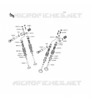 SOUPAPE pour Kawasaki EN500 2000
