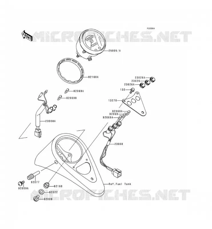 COMPTEURS Kawasaki MOTOS 500 2000 EN500  EN500-C5