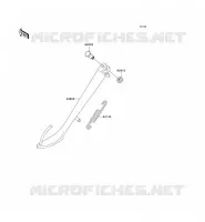 BEQUILLES pour Kawasaki EN500 2003