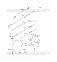 CABLES pour Kawasaki EN500 2003