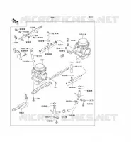 CARBURATEUR pour Kawasaki EN500 2003
