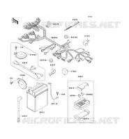 CHASSIS EQUIPMENT ELECTRIQUE pour Kawasaki EN500 2003