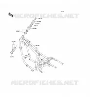 CH&Acirc;SSIS pour Kawasaki EN500 2003