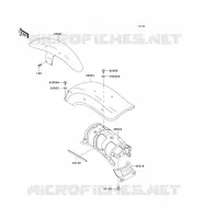 GARDE BOUE pour Kawasaki EN500 2003