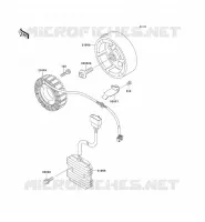 G&Eacute;N&Eacute;RATEUR pour Kawasaki EN500 2003