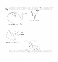LABEL pour Kawasaki EN500 2003