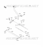 PEDALE DE FREIN pour Kawasaki EN500 2003