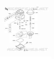 PI&Egrave;CES DE CARBURATEUR pour Kawasaki EN500 2003