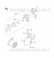 POMPE A HUILE pour Kawasaki EN500 2003