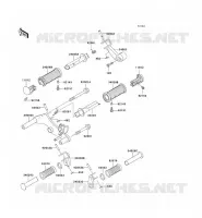 REPOSE PIED pour Kawasaki EN500 2003