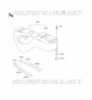 SELLE pour Kawasaki EN500 2003