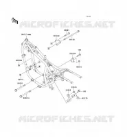 SUPPORT MOTEUR pour Kawasaki EN500 2003
