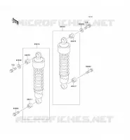 SUSPENSION/AMORTISSEUR pour Kawasaki EN500 2003