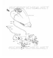 SYSTEME D'EVAPORATION CARBURANT(CA) pour Kawasaki VULCAN S 2015