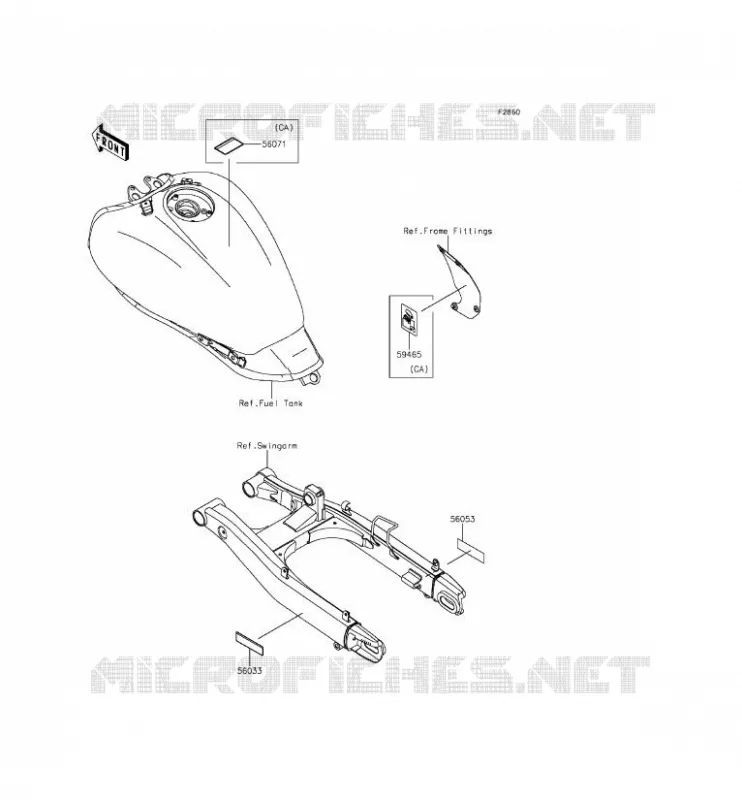 LABEL Kawasaki MOTOS 650 2015 VULCAN S  EN650AFF