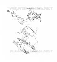 CACHE LAT&Eacute;RAL/GARDE CHAINE pour Kawasaki VULCAN S ABS 2015
