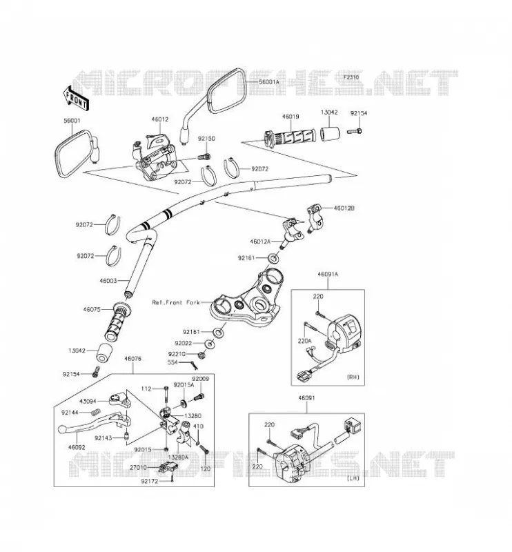 GUIDON Kawasaki MOTOS 650 2015 VULCAN S ABS  EN650BFF