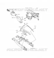 CACHE LAT&Eacute;RAL/GARDE CHAINE pour Kawasaki VULCAN S ABS 2015