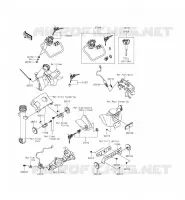 CONTACTEUR SERRURE/R&Eacute;FLECTEUR pour Kawasaki VULCAN S ABS 2015