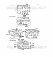 BOULON CARTER MOTEUR pour Kawasaki Z250 SCORPION 1988
