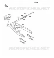 BRAS OSCILLANT pour Kawasaki Z250 SCORPION 1988